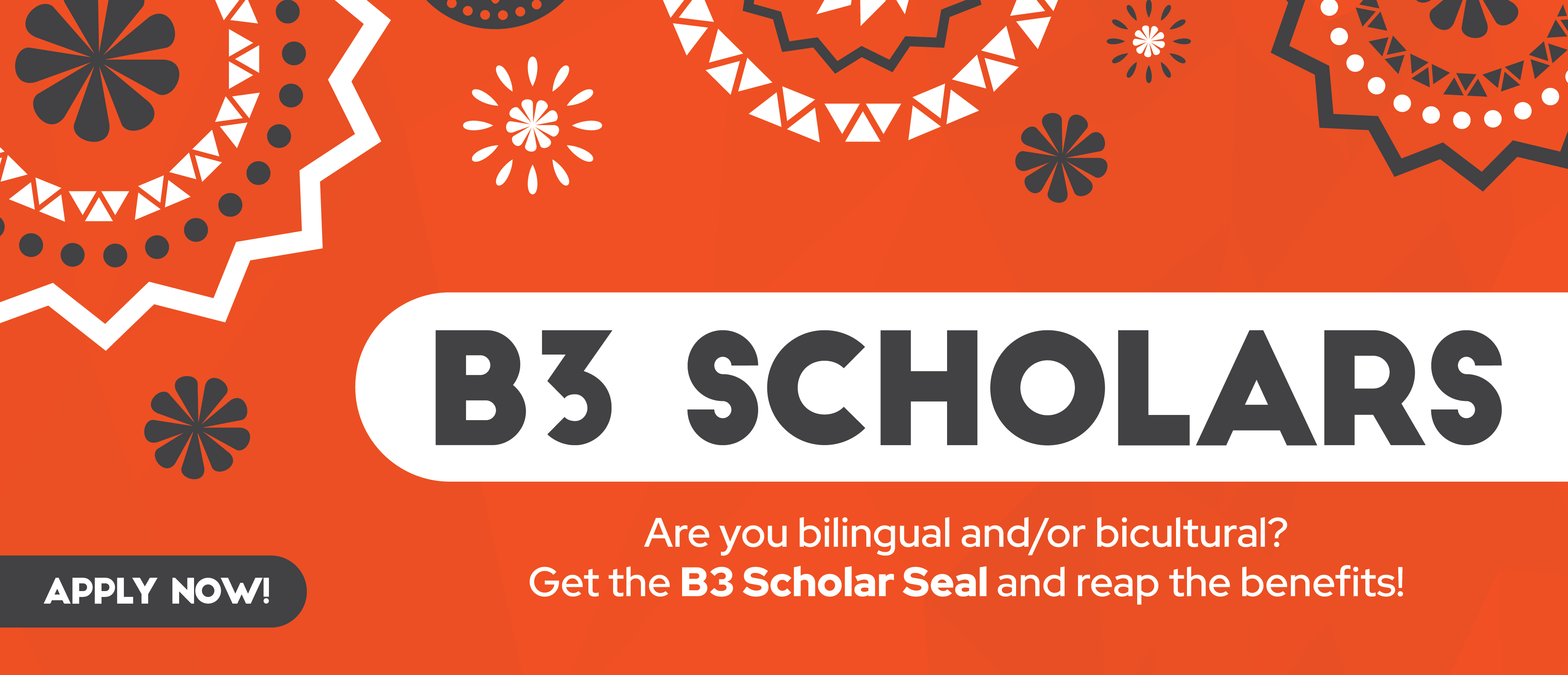 B3 Scholars Apply Now. Get the B3 Scholar Seal and reap the benefits