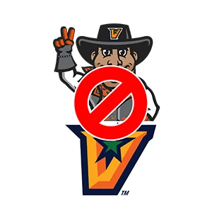 Mascot with Spirit Logo beneath it.