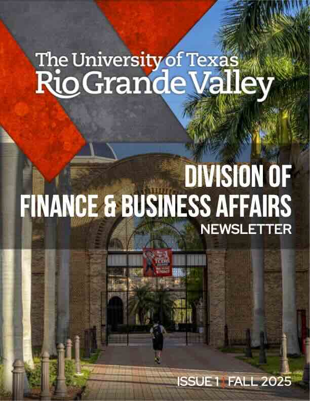 Thumbnail cover image for the division of finance and business affairs Fall 2025 issue 1 newsletter