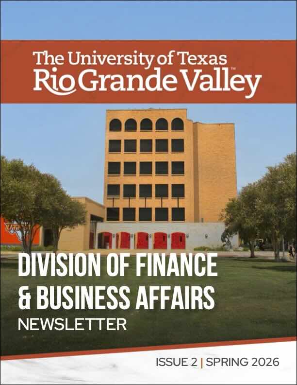 Thumbnail cover image for the division of finance and business affairs Spring 2026 issue 2 newsletter