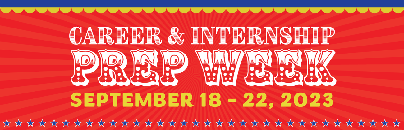 Internship week banner