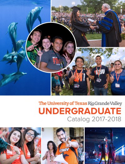 Cover page of UTRGV 2017-2018 Undergraduate Catalog