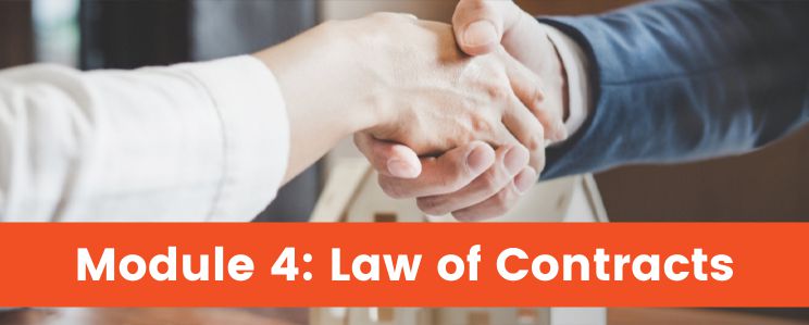 Real Estate Certificate - Law of Contracts  More Info