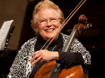 Cellist Bonnie Hampton