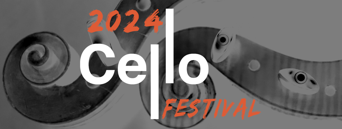banner with cello festival logo