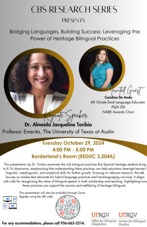 Center for Bilingual Studies Research Series October 10