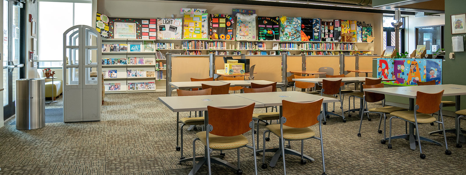 Teaching classroom inside Library