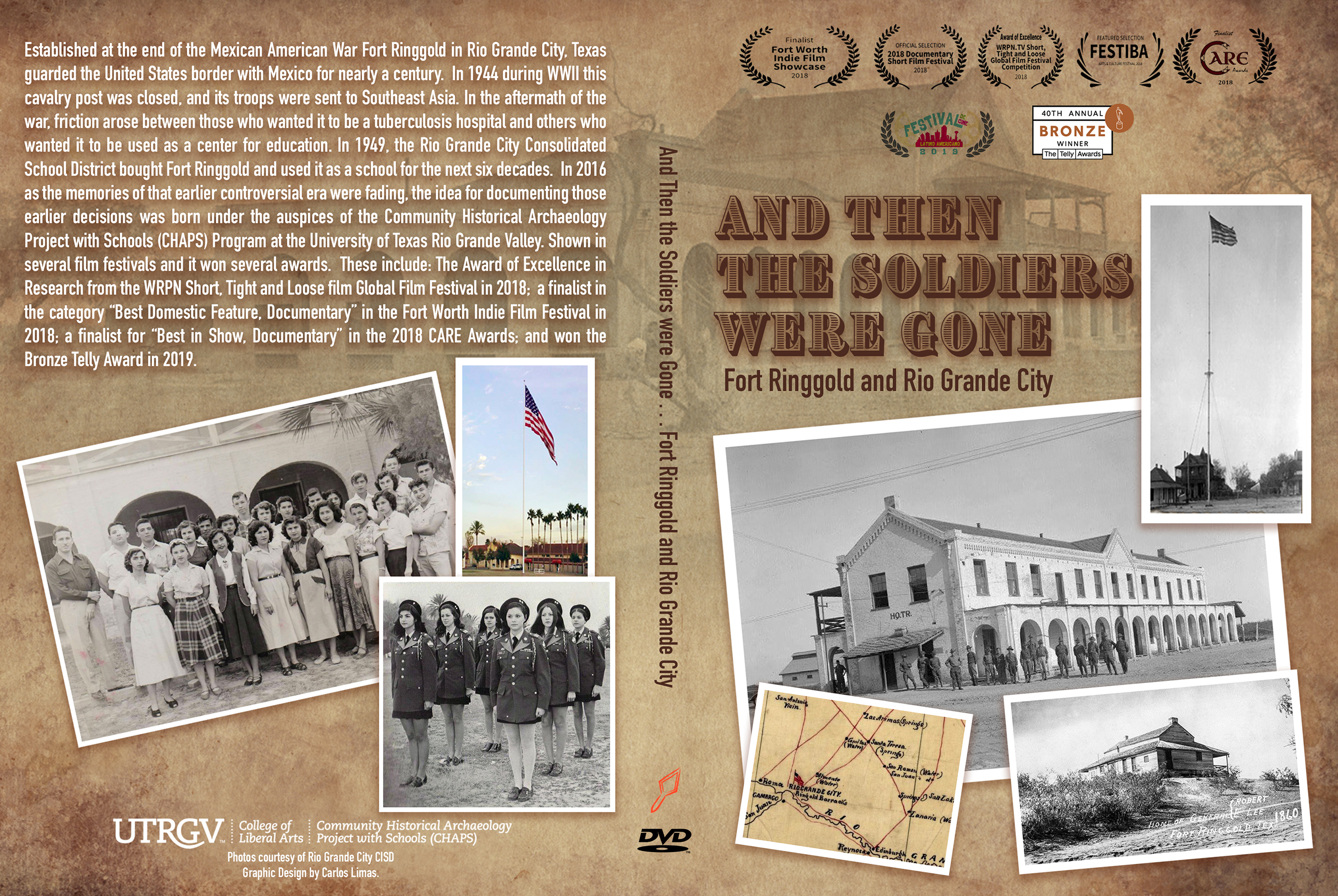 Film Slipcase - And then the Soldiers Were Gone: Fort Ringgold and Rio Grande City
