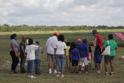 Archaeology Fair 2018 Atlatl practice