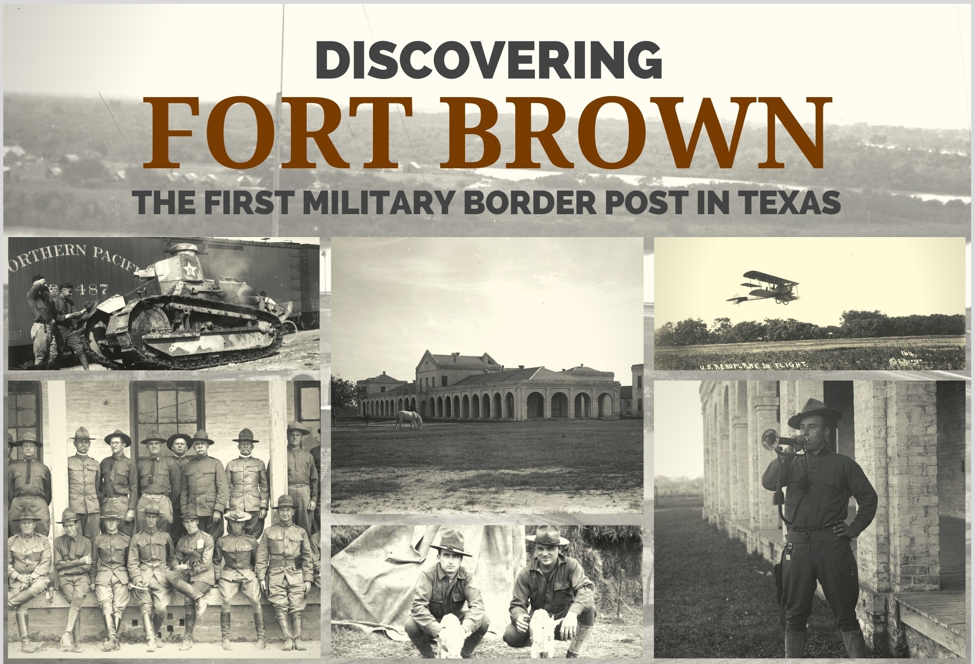 Fort Brown - first military base in Texas graphic