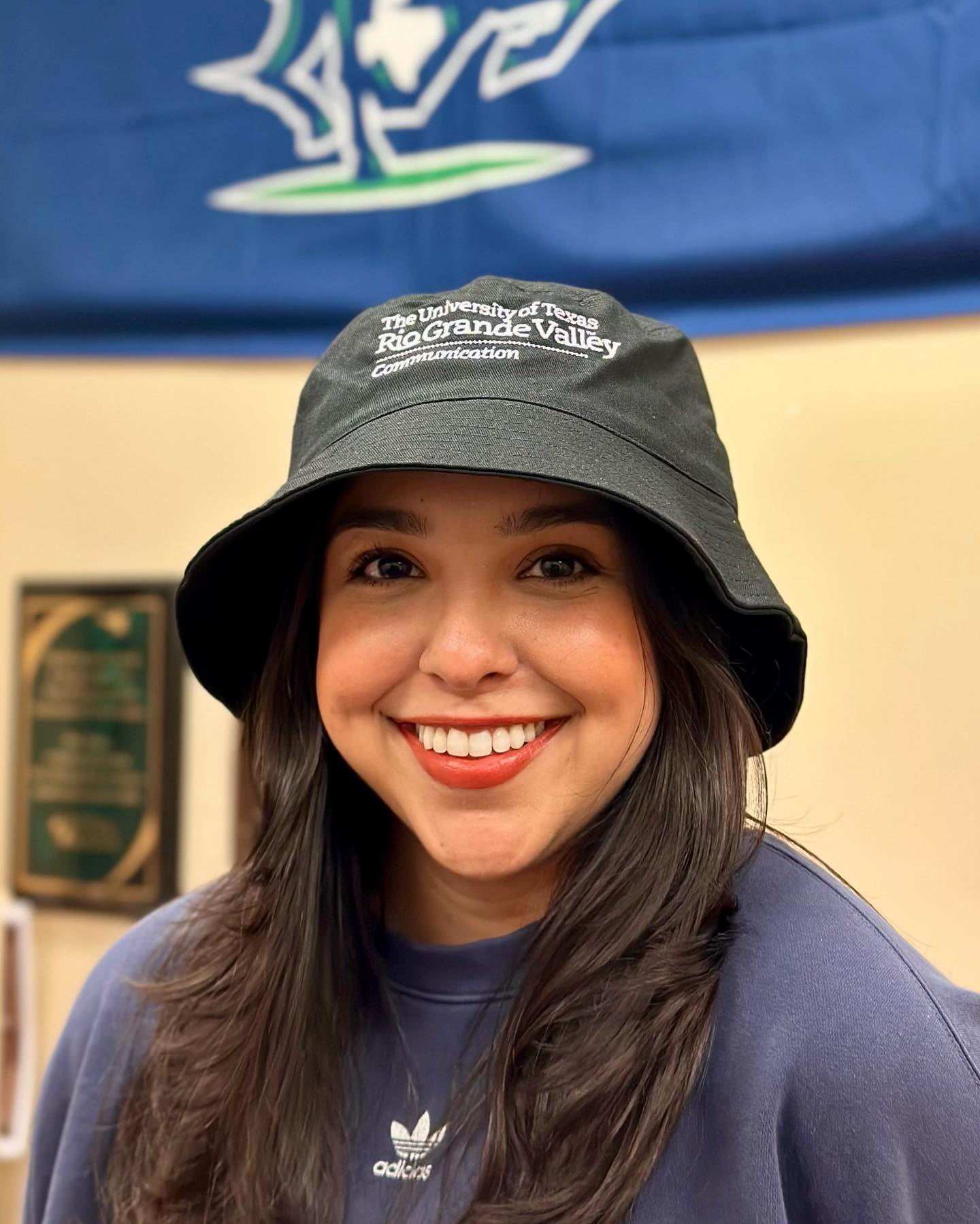 UTRGV student wearing a hat