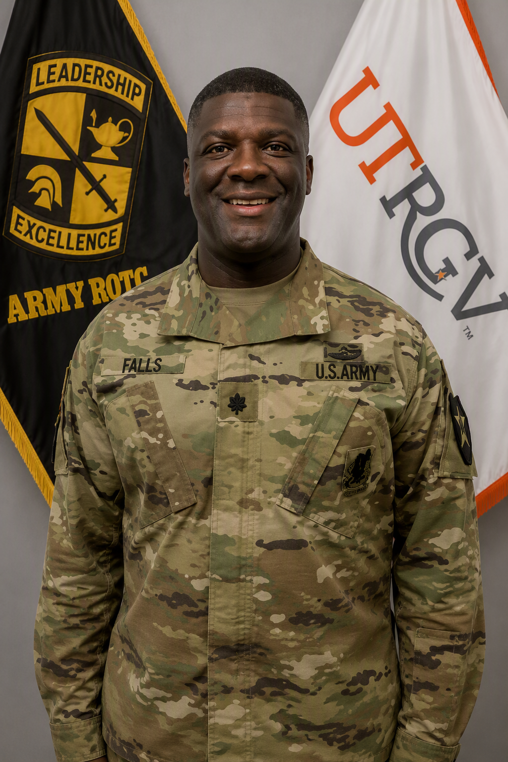 Image of Lieutenant Colonel Howard E. Falls Jr. Professor of Military Science