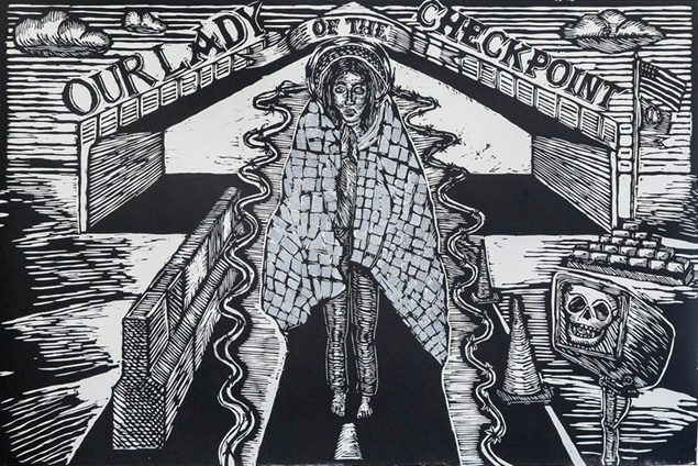 Our Lady of the Checkpoint print