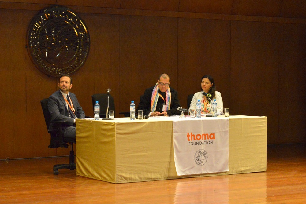On the occasion of presenting to the Peruvian public the artistic transformations during the viceregal period, the Congress of Viceregal Art: The Future of Past Art seeks to trace the characteristics of pictorial languages and discover the ruptures and traditions accumulated in Viceregal Art through seven working sessions and three master lectures, given by Dr. Luisa Elena Alcalá (Universidad Autónoma de Madrid), Dr. Hiroshige Okada (Osaka University) and Dr. Thomas B.F. Cummins (Harvard University). The Congress of Viceregal Art has been organized by Verónica Muñoz-Nájar (University of California, Berkeley) and Katherine McAllen (University of Texas Rio Grande Valley) thanks to the support of the Thoma Foundation, Harvard University, the Fundación Obra Pía José María Sancho Dávila, the Center for Latin American Art of the University of Texas Rio Grande Valley, the Lima Museum of Art and the Institute of Museological and Artistic Research of the Ricardo Palma University. 4