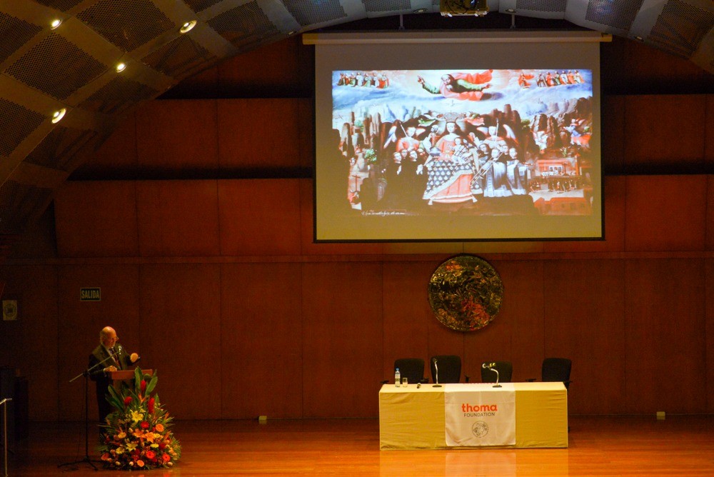 On the occasion of presenting to the Peruvian public the artistic transformations during the viceregal period, the Congress of Viceregal Art: The Future of Past Art seeks to trace the characteristics of pictorial languages and discover the ruptures and traditions accumulated in Viceregal Art through seven working sessions and three master lectures, given by Dr. Luisa Elena Alcalá (Universidad Autónoma de Madrid), Dr. Hiroshige Okada (Osaka University) and Dr. Thomas B.F. Cummins (Harvard University). The Congress of Viceregal Art has been organized by Verónica Muñoz-Nájar (University of California, Berkeley) and Katherine McAllen (University of Texas Rio Grande Valley) thanks to the support of the Thoma Foundation, Harvard University, the Fundación Obra Pía José María Sancho Dávila, the Center for Latin American Art of the University of Texas Rio Grande Valley, the Lima Museum of Art and the Institute of Museological and Artistic Research of the Ricardo Palma University. 6