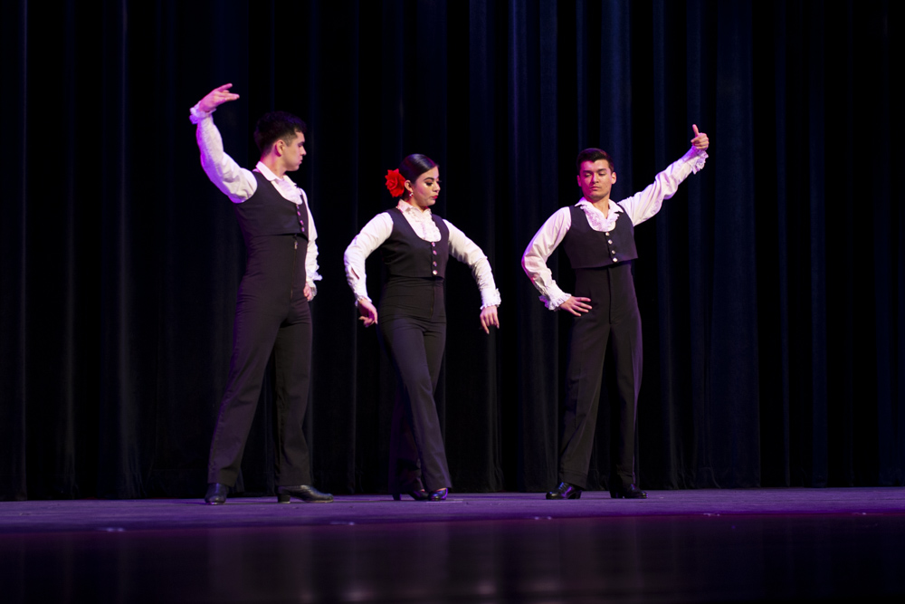 The Center for Latin American Arts supported the Ballet Español Spanish Nights concert series with formal public concerts and performances for public schools, where students and community members could engage with the dancers and the Director of the Ballet Español program, Sonia Chapa, in one-on-one learning opportunities. 2