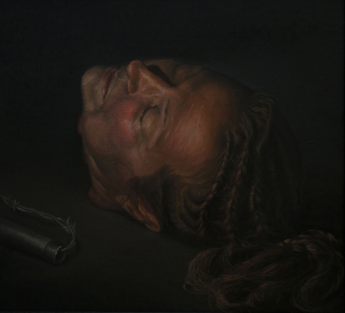 Medusa (Woman Beheaded), 2014 - Oil on linen - 22 x 24 in
