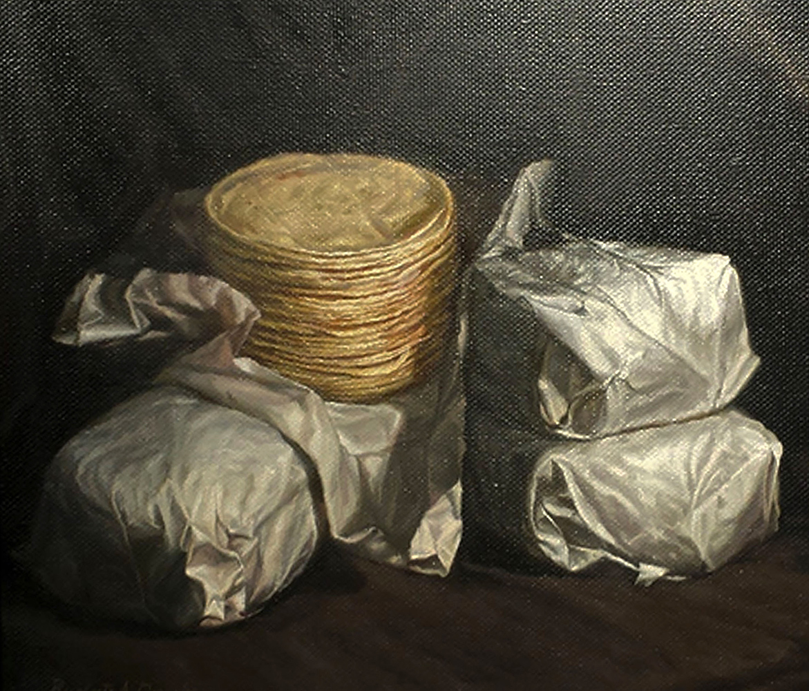 Tortillas, 2011 - Oil on linen 24 x 28 in