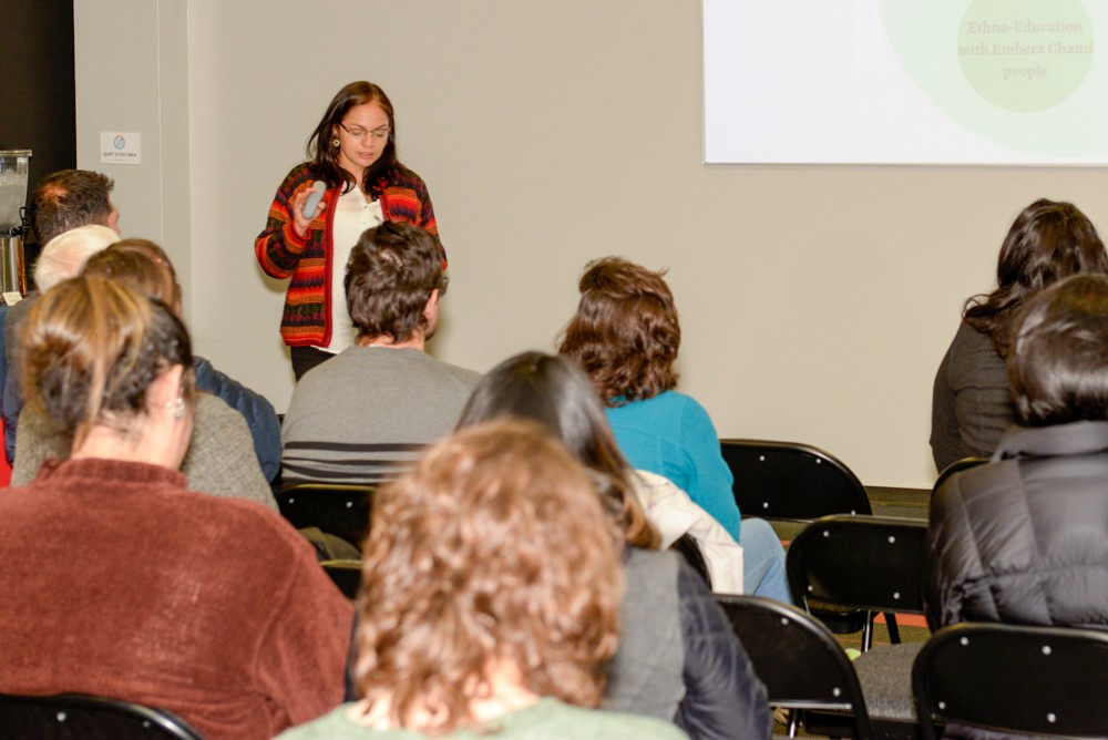 Dra. Carolina Santamaría presented her research on Colombian soundscapes including danza tradicional, música regional, and recordings of Andean, Caribbean, and Afro-Colombian music compiled by Dra. Santamaría and the Músicas Regionales group at the Universidad de Antioquia, Medellín, Columbia. Dr. Santamaria visited both campuses for her lectures and attended graduate seminars in Edinburg and Brownsville. 2