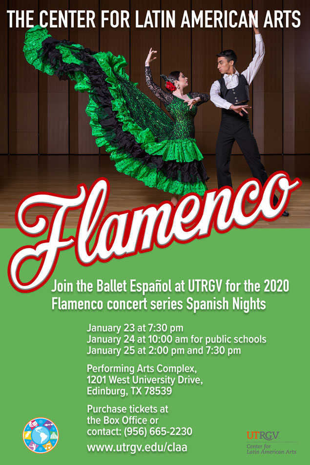 Click above for more info about The Flamenco Concert Series Spanish Nights, UTRGV Ballet Español