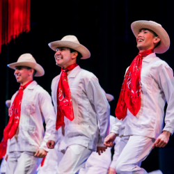 dancer wearing white outfits