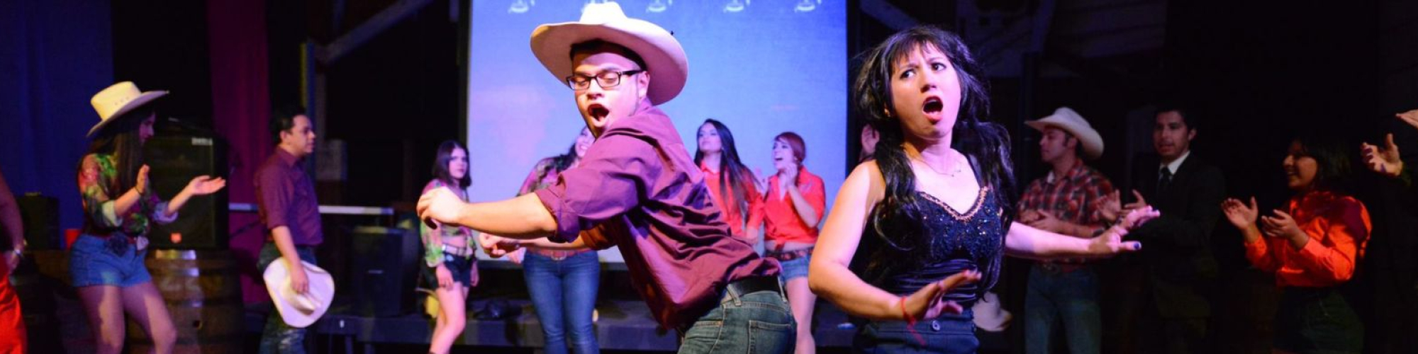 Students in the Latino Theatre Initiative perform  
