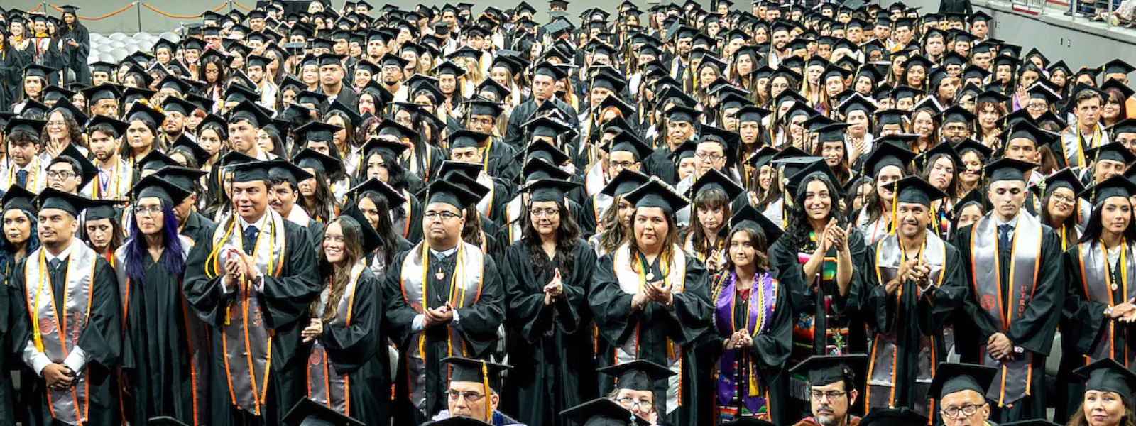 Graduates on Commencement day