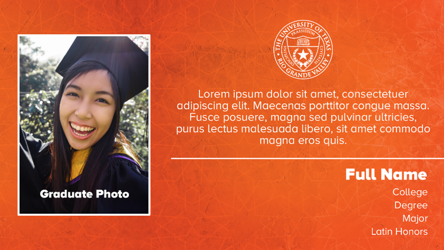 Sample Graduate Slide