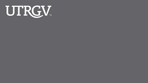 Zoom background UTRGV logo grey