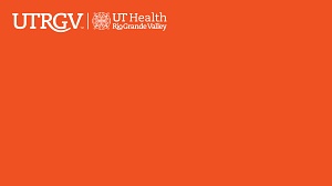 Zoom background UTRGV | UT Health Rio Grande Valley orange