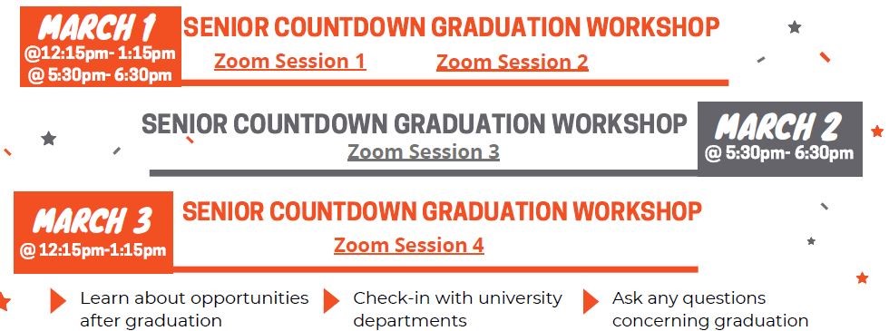 Senior Countdown events