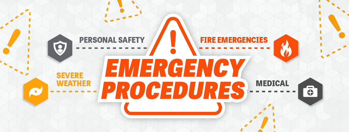 Emergency Procedures: Severe Weather, Personal Safety, Fire Emergencies, Medical