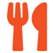 Icon of a fork and knife.