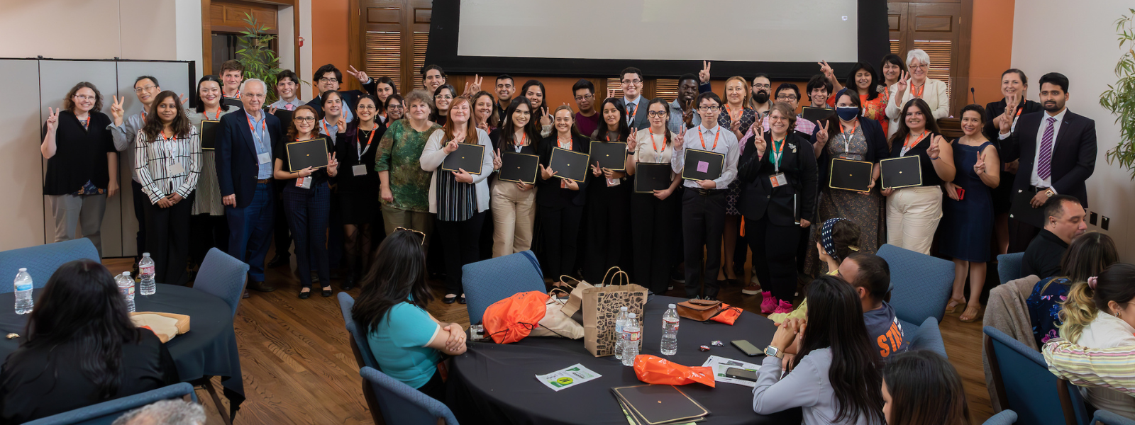 Group photo during the STEM Research Conference