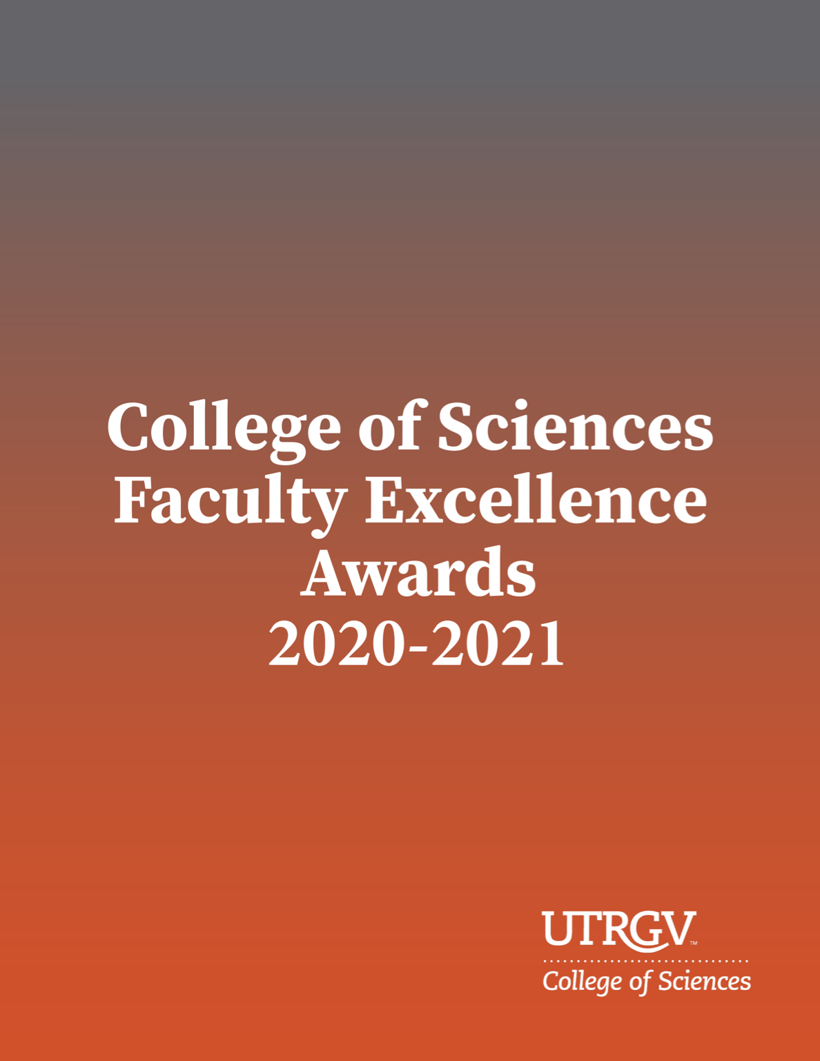 COS 2020 to 2021 Faculty Excellence Awards Booklet