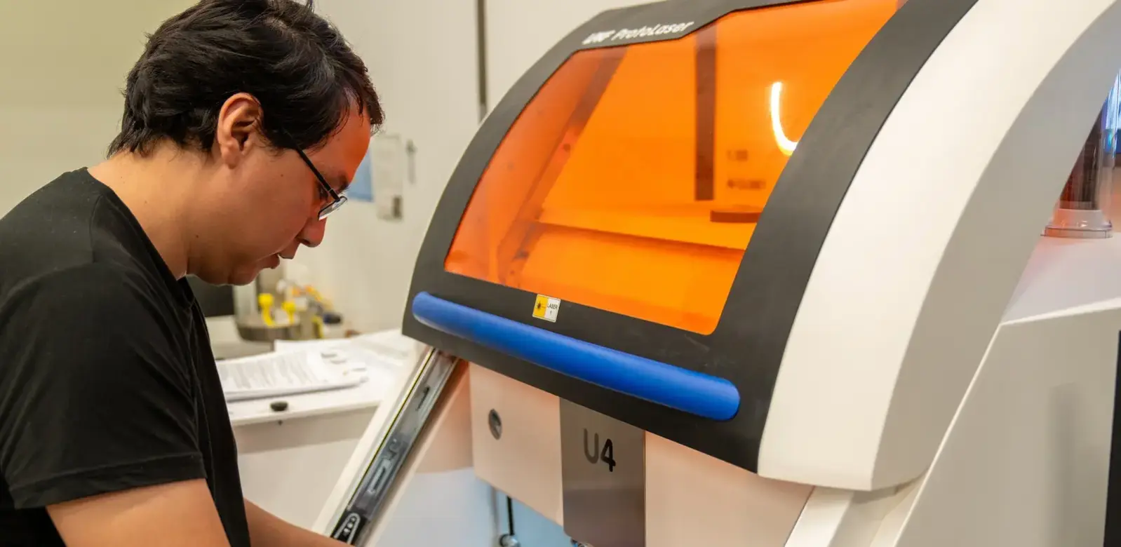 Student works in Stargate Lab