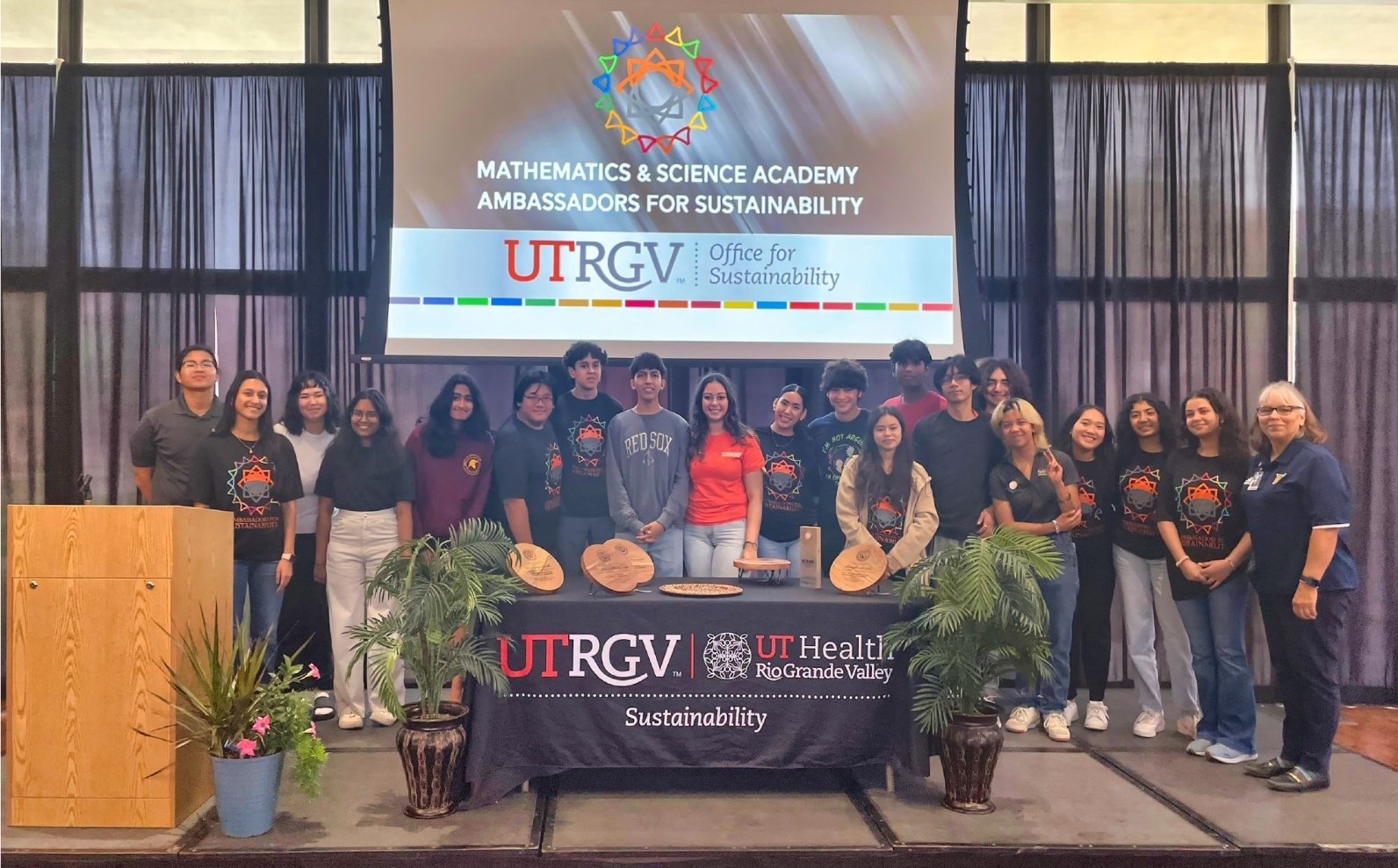 UTRGV Sustainability Ambassador reception showcases students’ impact