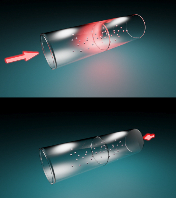 Nonreciprocal localization of photons