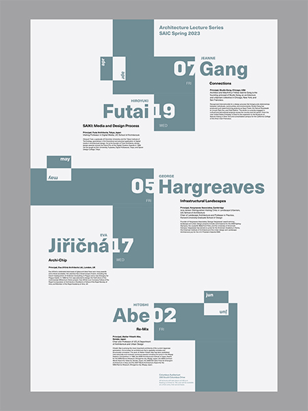 Architecture Lecture Series Poster by Hannah Renedo (Student)