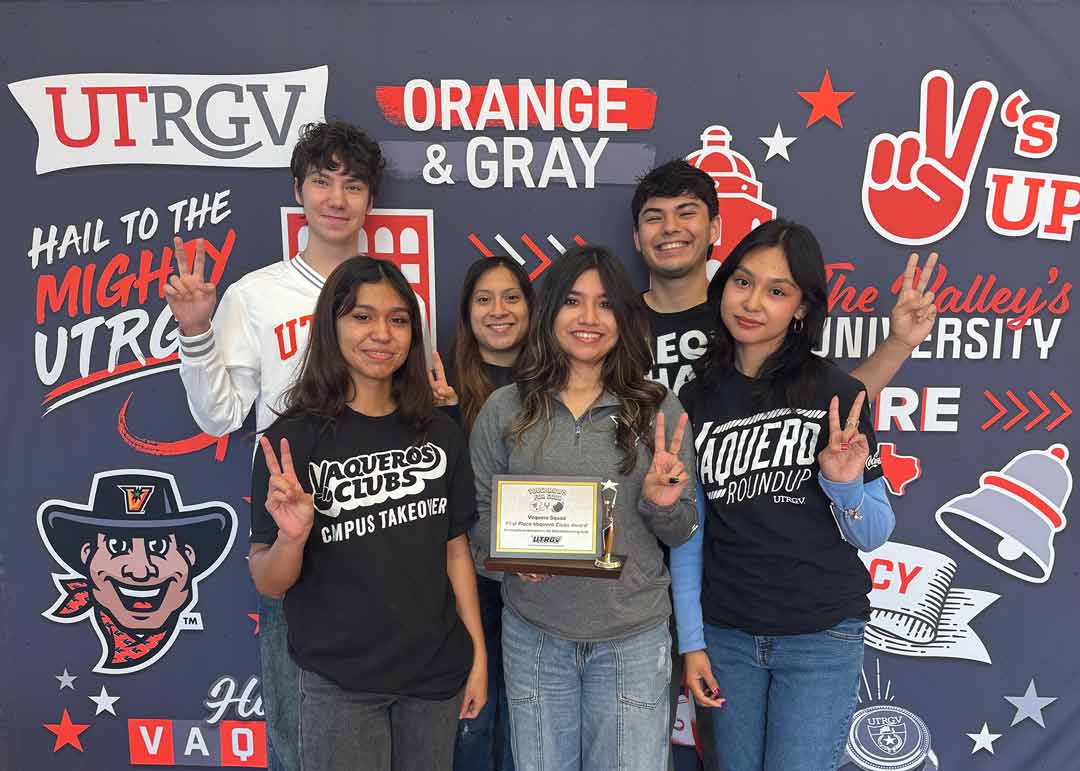 Vaquero Squad posing with their trophy