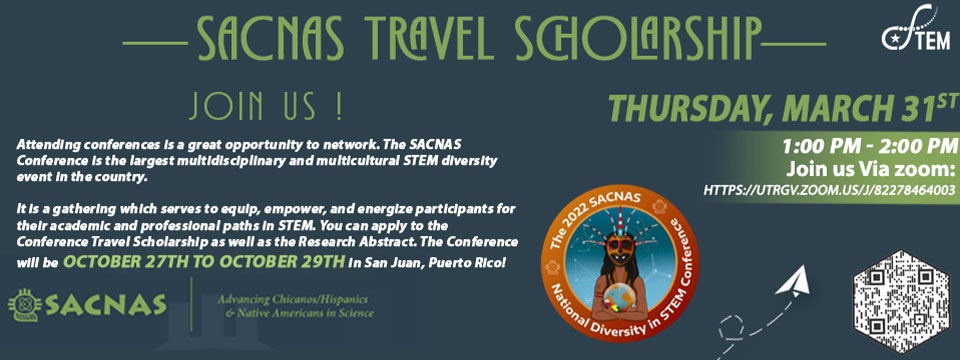 SACNAS Conference Travel Scholarship