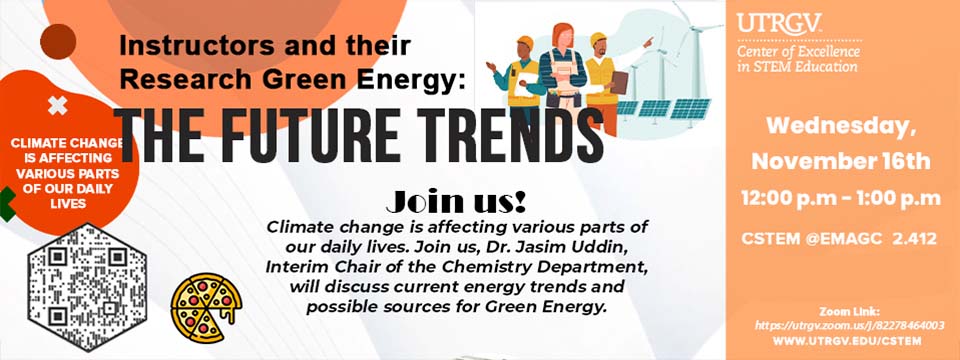 Instructors and their Research Green Energy: The Future Trends
