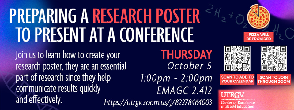 Preparing a Research Poster to Present at a Conference