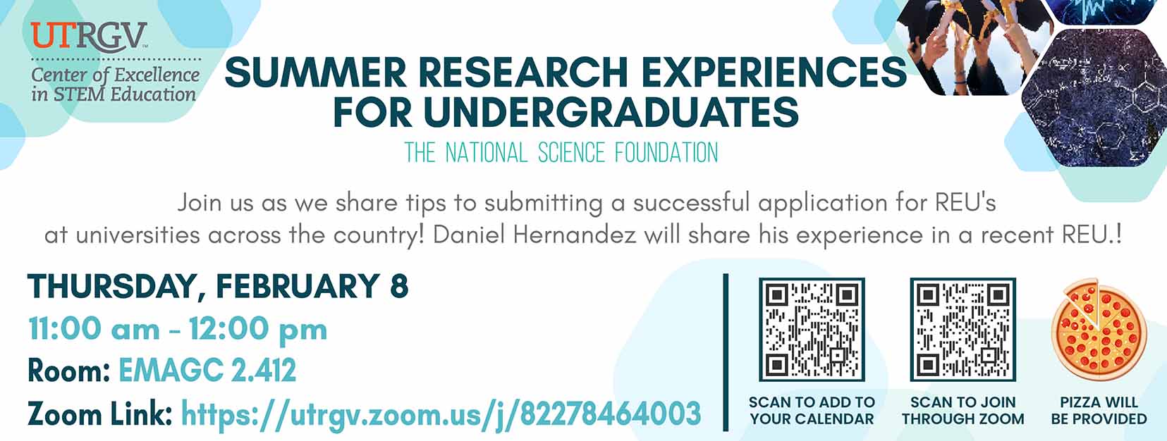 Summer Research Experiences for Undergraduates Workshop