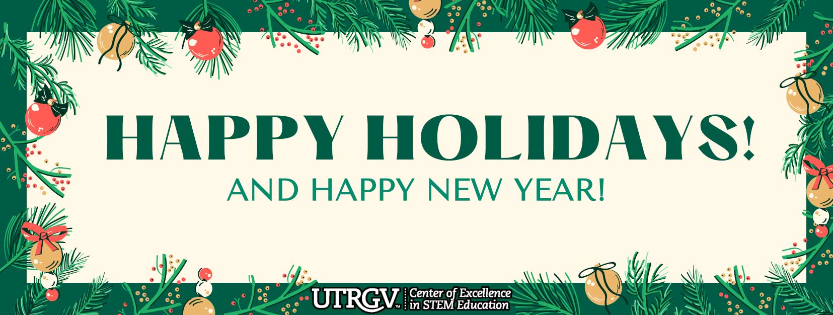 Happy Holidays and happy new year!