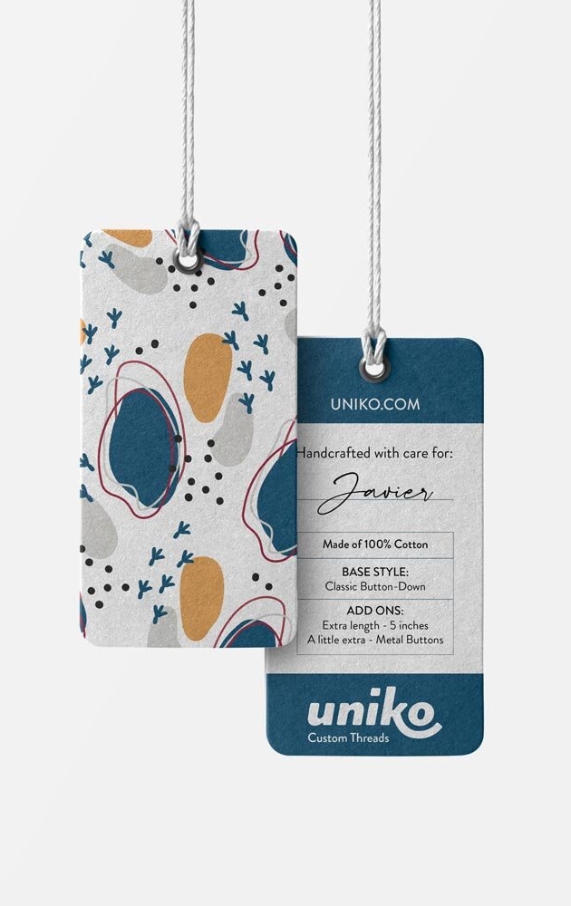 Custom garment hang tag poster-4 Custom garment hang tag
