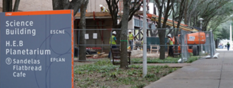 Construction site near ESCNE building