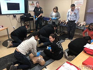 November 2018 First Aid/CPR/AED Class at EEHSB 104