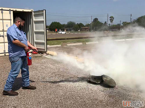 Evacuation Assistant / Fire Extinguisher Training, April 13 2018.