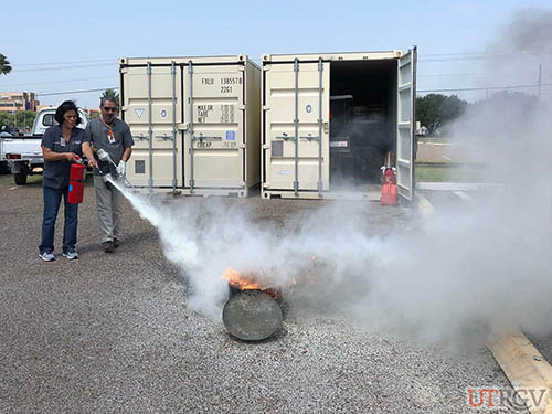 Evacuation Assistant / Fire Extinguisher Training, April 13 2018.